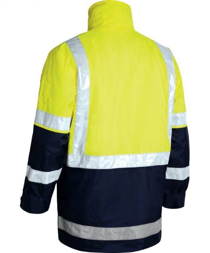 Picture of Bisley, Taped Hi Vis 5 In 1 Rain Jacket